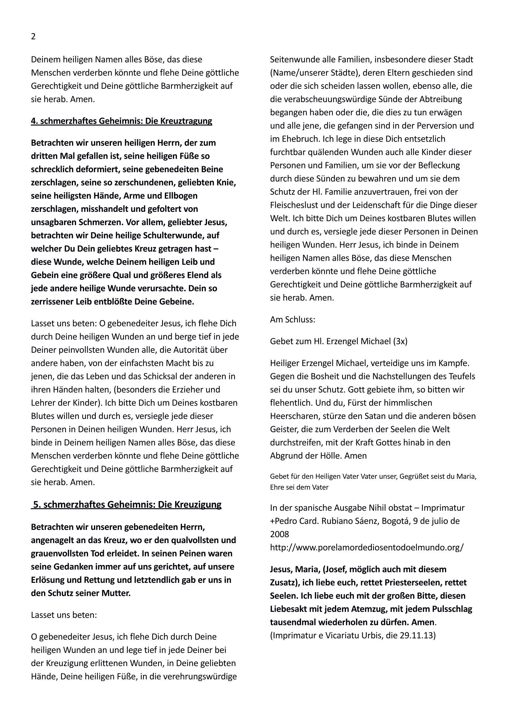 Schmerzensreicher Rosenkranz2Betrachtung Page 2